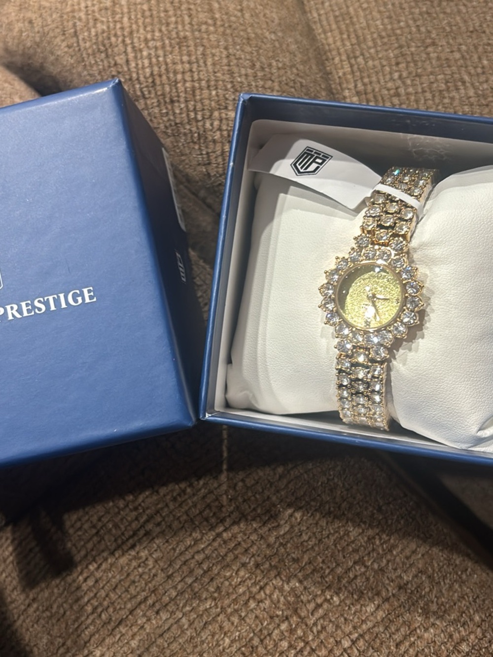 Invicta Gold Crystal-Accent Women's Bracelet Watch
